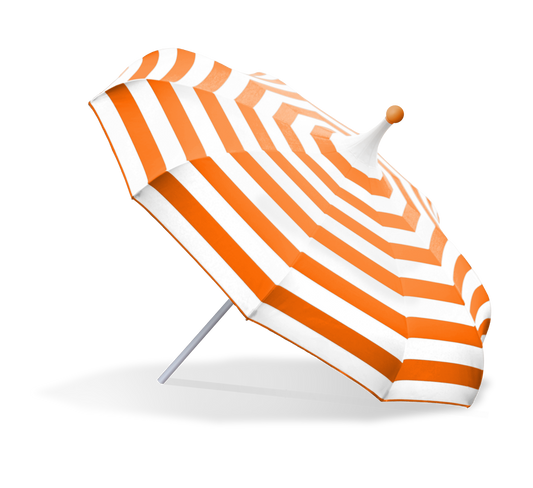 Orange stripes parasoll
