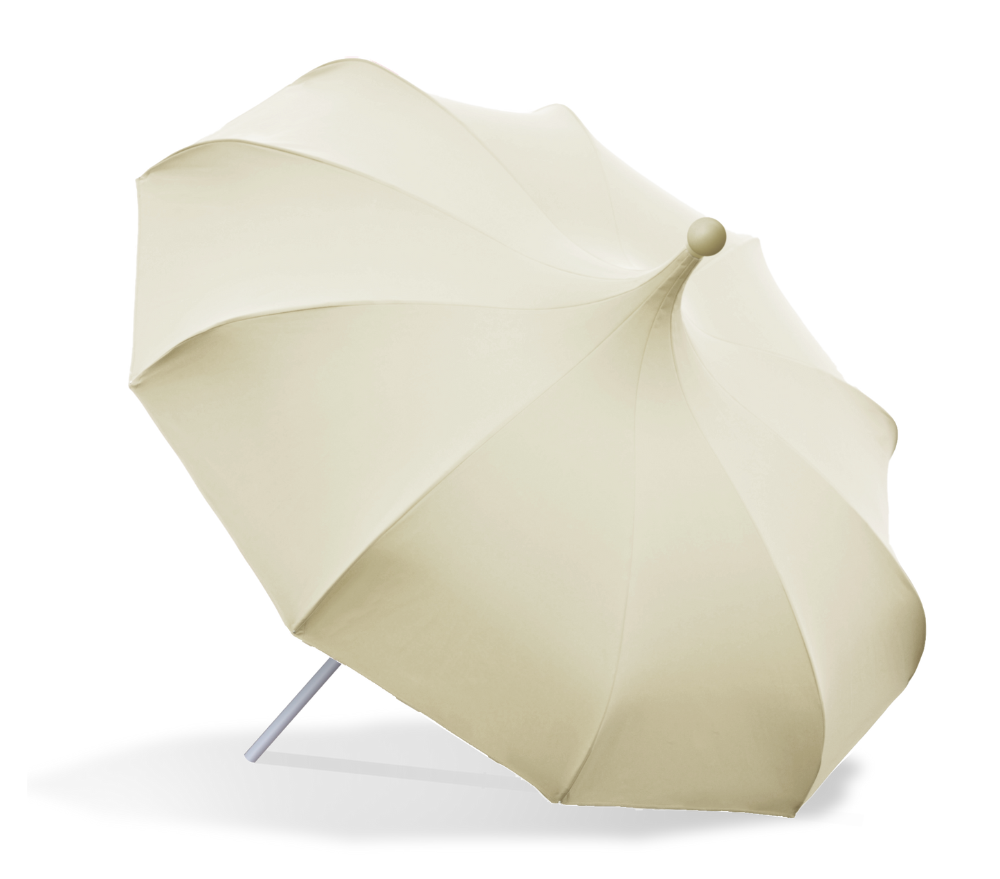 Cream parasol